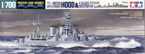 Tamiya TA31806 - HMS Hood and E Class Destroyer - 1:700