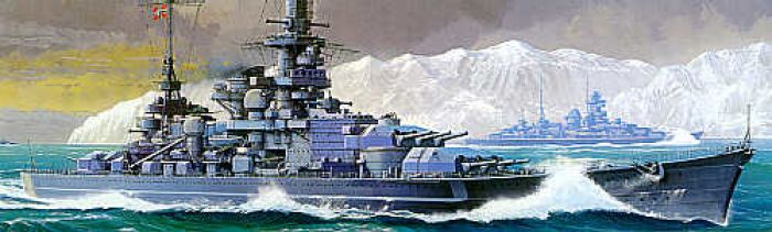 Battleship Scharnhorst Battle Cruiser - 1:700 - Tamiya - 77518