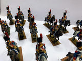 French Grenadiers on horse x28 - Napoleonic Wars - 28mm - PAINTED