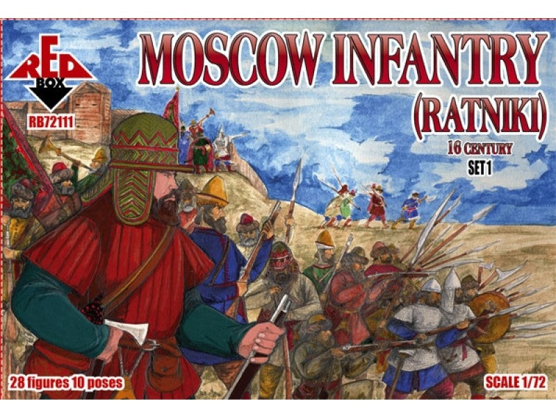 Red Box - 72111 - Moscow infantry (Ratniki) set 1 - 1:72