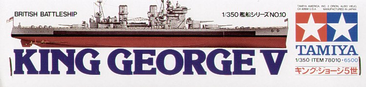 Tamiya 78010 - HMS King George V - 1:350 @