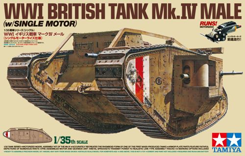 Tamiya TA30057 - WWI British Mk.IV Tank Male - 1:35