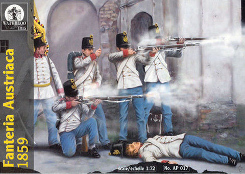 Waterloo 1815 - AP017 - Fanteria Austriaca 1859 - 1:72