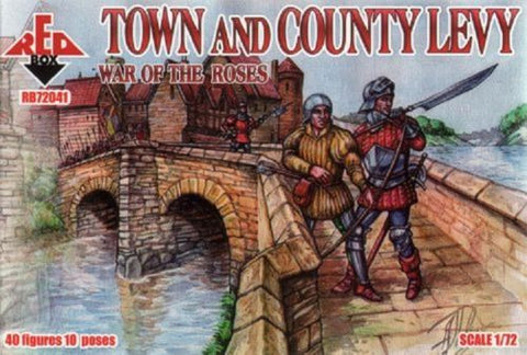 Red Box - 72041 - Town and county levy war of the roses - 1:72