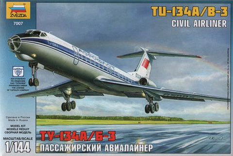 Zvezda - 7007 - Tupolev Tu-134B - 1:144