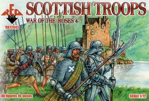 Red Box - 72043 - Scottish troops war of the roses 4 - 1:72