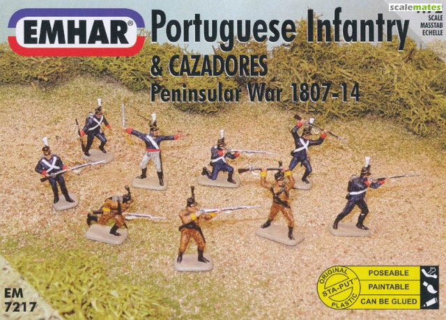 Portuguese infantry & cazadores - Emhar - 7217 -  1:72