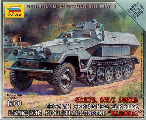 Zvezda - 6127 - German Sd.Kfz.251/1 Ausf.B - 15mm, 1:100