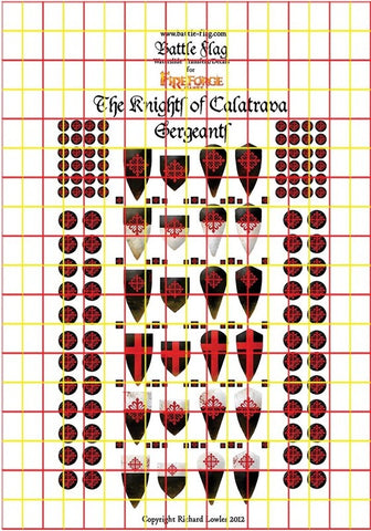 The Order of Calatrava Infantry (Damaged) (Early Medieval) - 28mm - FFGKOC1B - @