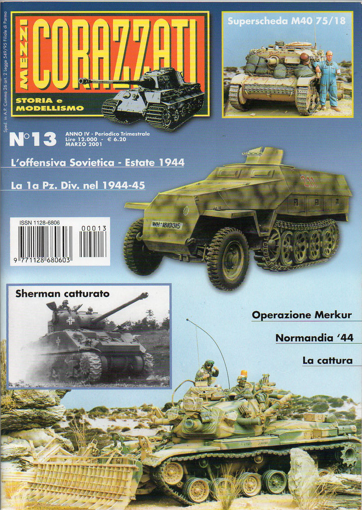Libri - Mezzi corazzati storia e modellismo N°13