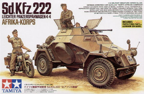 Tamiya 35286 - German Sd.Kfz.222 DAK/Afrika Korps - 1:35