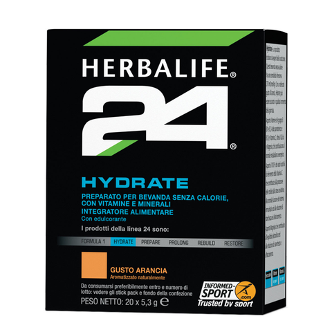 Herbalife - Hydrate gusto arancia 20 bustine