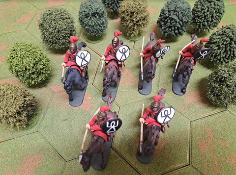 CARTAHAGINIAN INFANTRY CAVALRY PUNIC WARS - 1/32 - PAINTED (SET 26)
