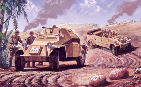 Airfix - 02312V - German Reconnaisance Set Sd.Kfz.222 and Kubelwagen - 1:76