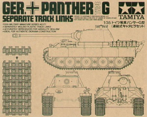Tamiya 35171 - Pz.Kpfw.V Ausf.G Panther Track Links - 1:35