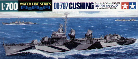 Tamiya 31907 - USS Cushing D-797 Destroyer - 1:700