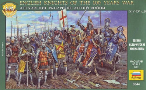 English knights of the 100 years war - 1:72 - Zvezda - 8044