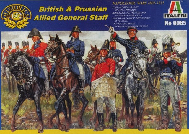 British & Prussian Allied General Staff - 1:72 - Italeri - 6065 - @