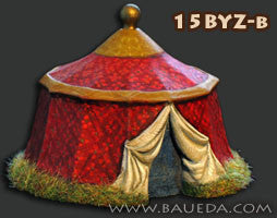 Baueda - Byzantine HQ tent - 15mm - 15BYZ-B