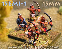 Baueda - Emishi light archers (8 foot) - 15mm - EMI1