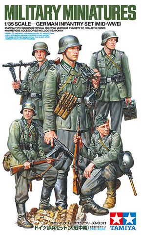 Tamiya 35371 - German Infantry (Mid-WWII) - 1:35