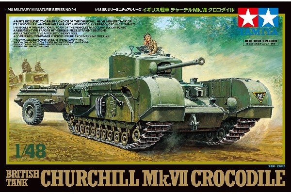 Tamiya TA32594 - Churchill Mk.VII Crocodile flame-thrower - 1:48