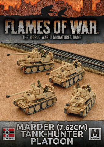 Flames of War - GBX101 - Afrika Korps Marder Tank-hunter Platoon (x4) - @