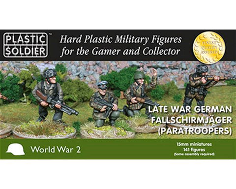 Plastic Soldier - WW2015013 - Late war German fallschirmjager paratroopers - 15mm