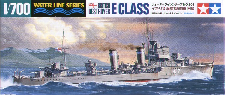 Tamiya TA31909 - British E Class Destroyer - 1:700
