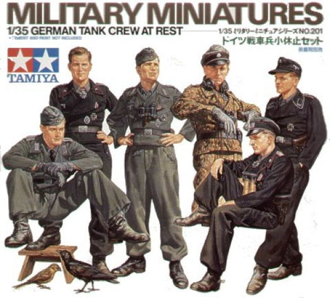 Tamiya 35201 - German (WWII) Tank Crew at rest - 1:35