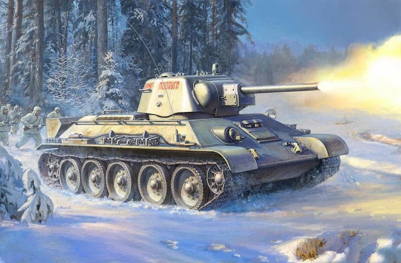 Zvezda - 3689 - Soviet T-34/76 MOD 1943 URALMASH - 1:35