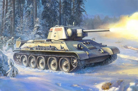 Zvezda - 3689 - Soviet T-34/76 MOD 1943 URALMASH - 1:35