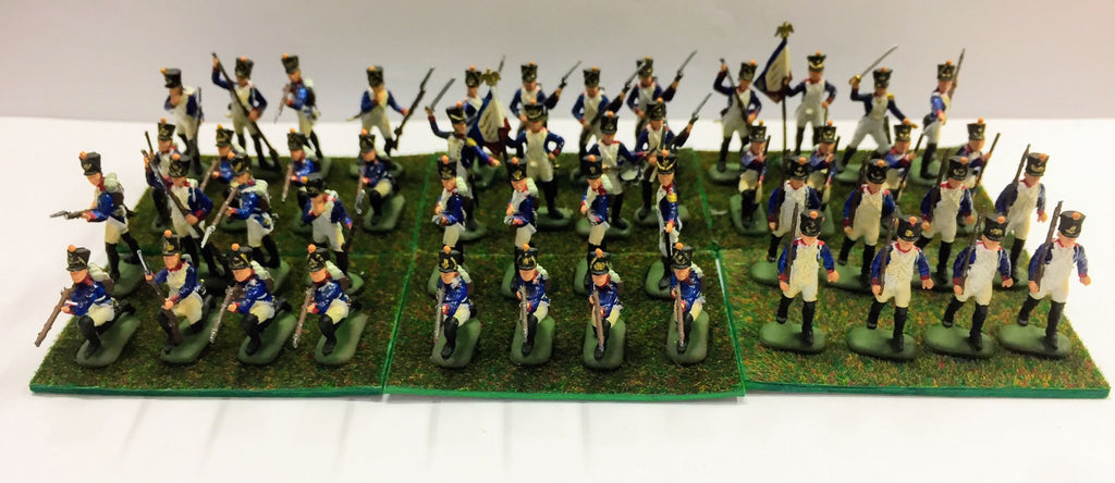 French Line Infantry x 48 - 1:72 (HIGH PAINTED) - Italeri - 6002 - CP@