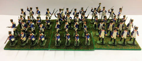 French Line Infantry x 48 - 1:72 (HIGH PAINTED) - Italeri - 6002 - CP@