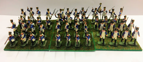 French Line Infantry x 48 - 1:72 (HIGH PAINTED) - Italeri - 6002 - @