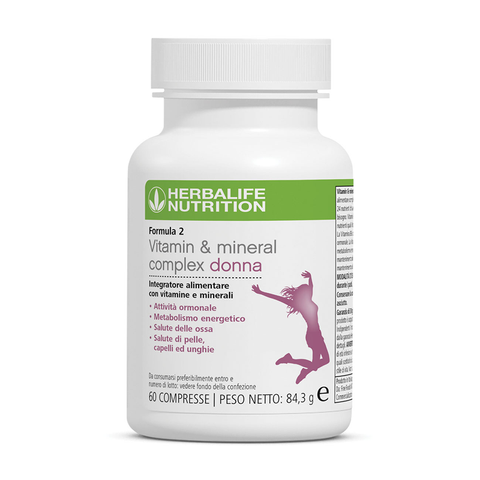 Herbalife - Formula 2 Vitamin & Mineral Complex Donna 60 Compresse