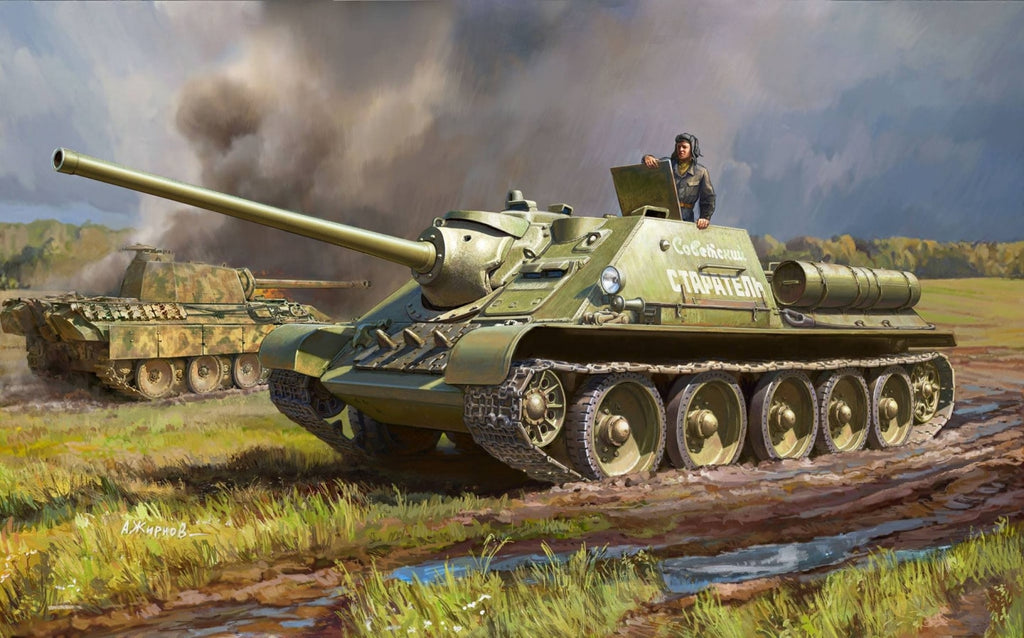 Zvezda - 3690 - Soviet SU-85 Soviet SPG - 1:35