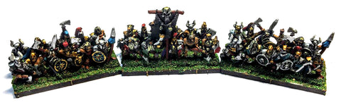 Chaos Marauders (type 2) - 10mm - Warmaster - UNPAINTED