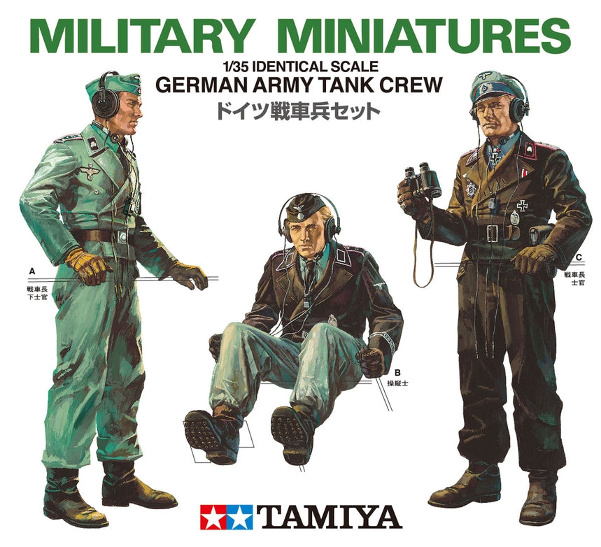 German Army Tank Crew  - 1:35 - Tamiya - 35001 - @