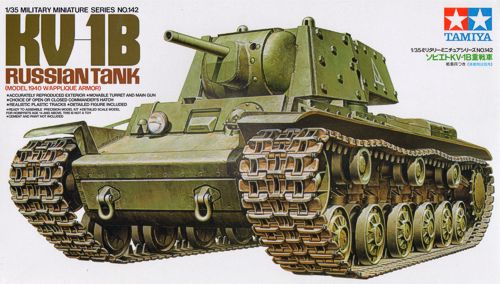 Tamiya 35142 - Soviet KV-1B Soviet Tank 1940 - 1:35