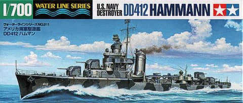 Tamiya TA31911 - U.S. Navy Destroyer DD412 Hammann - 1:700
