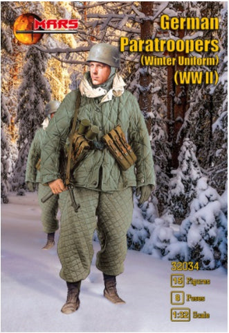 Mars - 32034 - WWII German Paratroopers (Winter Uniform) - 1:32
