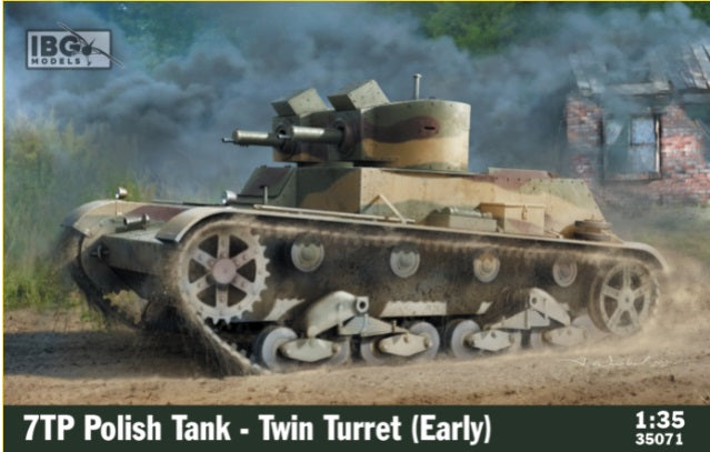 7TP Polish Tank -Twin Turret (Early Production) - 1:35 - IBG - 35071