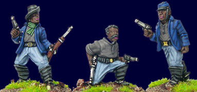 Artizan - Buffalo Soldiers with Pistols (foot) - 28mm - AWW082