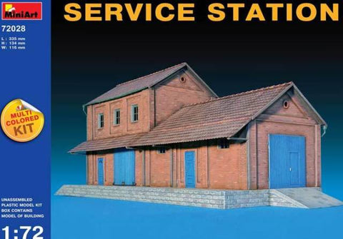 Mini Art - 72028 - Service Station - 1:72 - -@