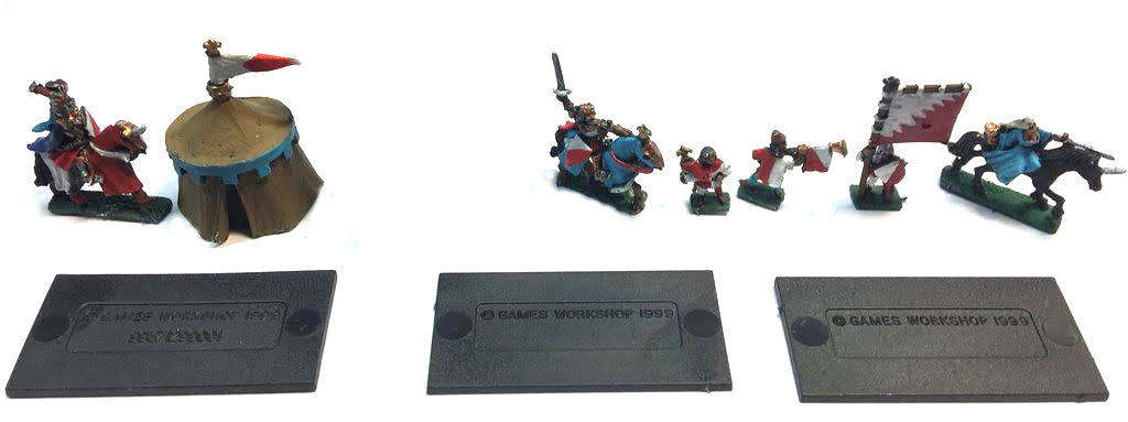 Bretonnian Characters - 10mm - Warmaster - PAINTED - CP@
