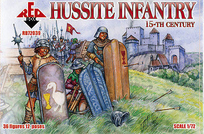 Red Box - 72039 - Hussite infantry 15th century - 1:72