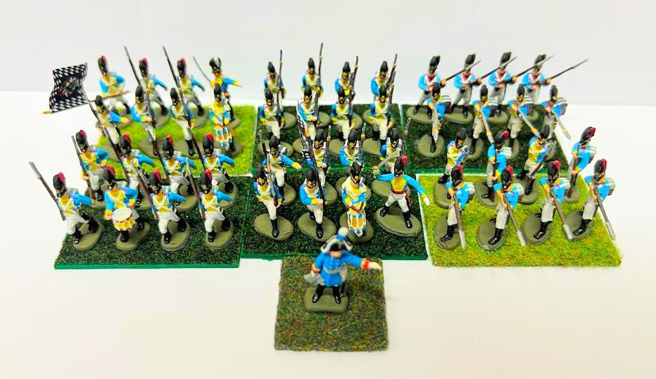 Napoleonic Bavarian infantry x49 - 1:72 (HIGH PAINTED) Hat - 8028