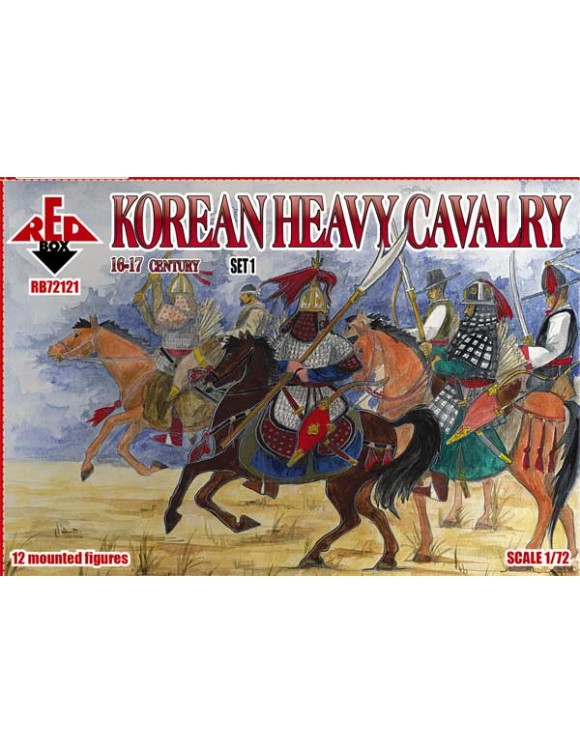 Korean heavy cavalry (set 1) - 1:72 - Red Box - 72121 - @