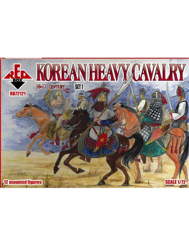 Korean heavy cavalry (set 1) - 1:72 - Red Box - 72121 - @